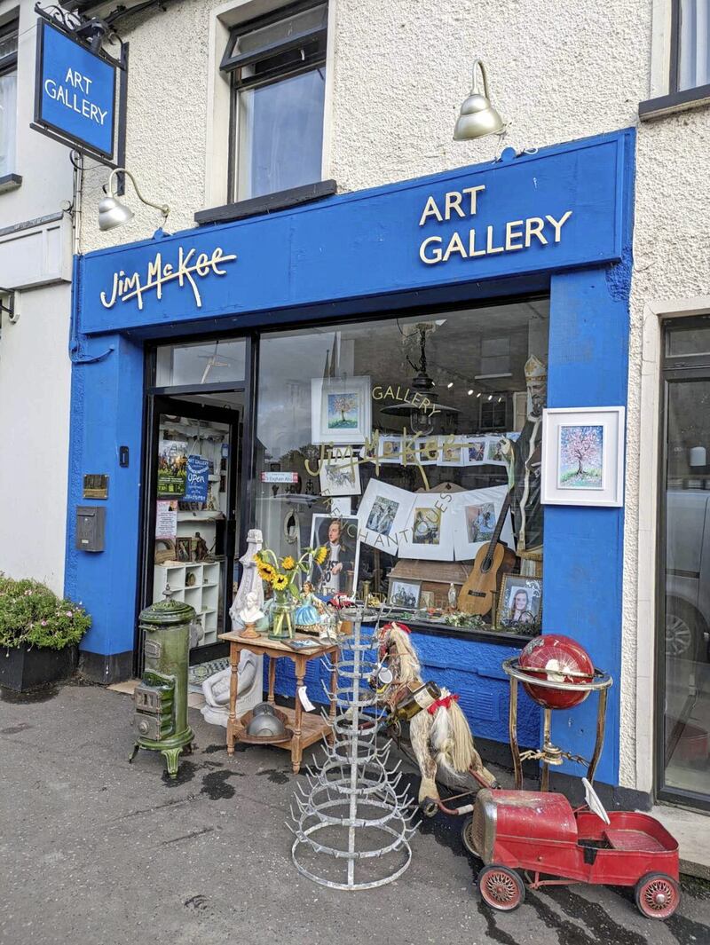 Jim McKee&#39;s gallery on Main Street, Donaghmore 
