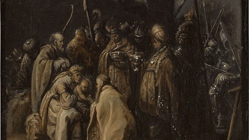 Adoration Of The Kings is one of only a few times that a narrative painting by the Dutch artist has been sold in recent decades, according to Sotheby’s. (Sotheby’s)