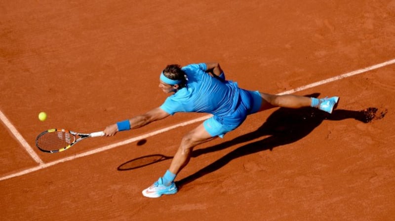 Rafael Nadal at the French Open