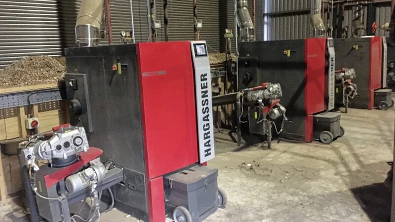 A row of biomass boilers in Co Fermanagh attracting subsidies under the RHI scheme 
