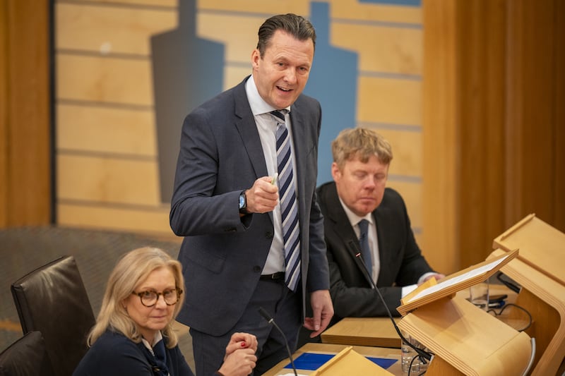 Scottish Conservative leader Russell Findlay said the motion of no confidence was about the ‘fundamental importance of honesty and integrity in government’.