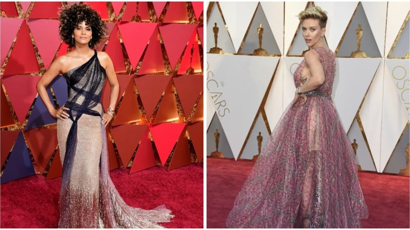 Scarlett Johansson and Halle Berry both had major hair moments on the Oscars red carpet