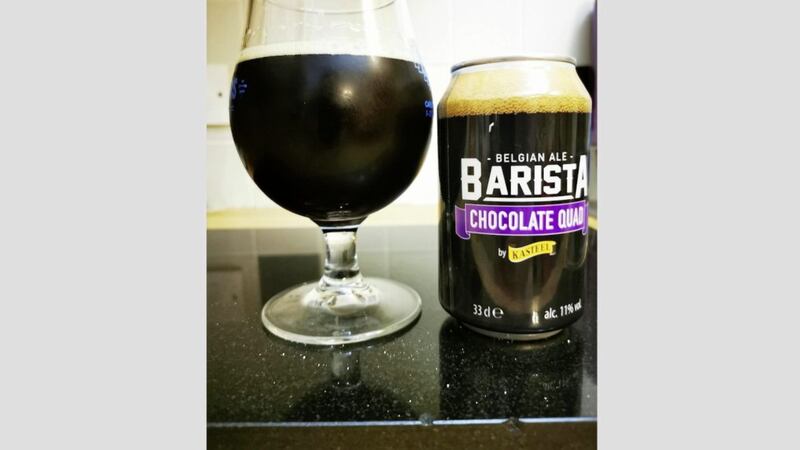Barista Chocolate Quad, from the Kasteel brewery in Belgium 