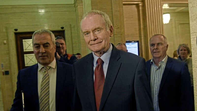 Martin McGuinness at Stormont in January. File picture by Colm Lenaghan, Pacemaker 