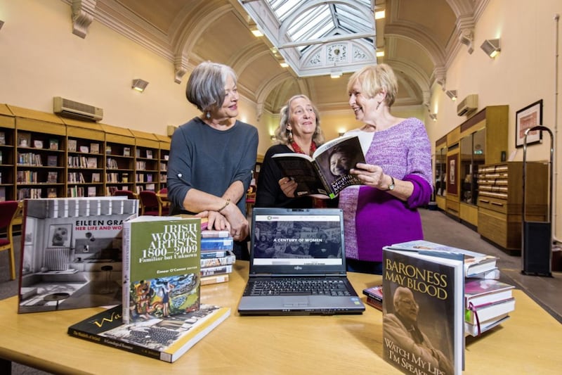 Margaret Ward, Lynda Walker and Myrtle Hill who researched and wrote A Century of Women, a major new online resource which charts the forgotten history of the many remarkable women who made a lasting impact on society during the tempestuous years of the 20th century. 