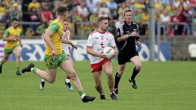 Tyrone need to get the best out of Niall Sludden and Peter Harte if they are to have any chance of downing the Dubs, says Aaron Kernan. Picture by Seamus Loughran 