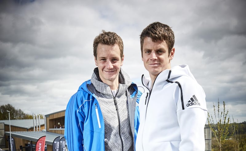 Co-authors of the research Alistair and Jonny Brownlee 