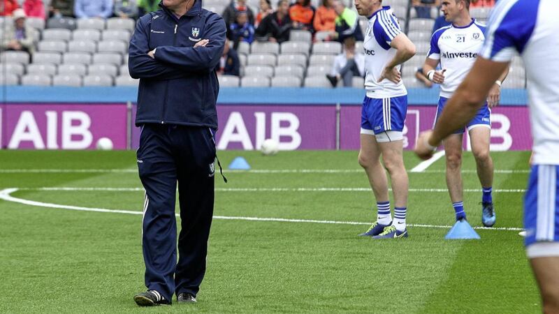 Malachy O&#39;Rourke&#39;s success with Monaghan has been founded on their structural solidity and Saturday&#39;s move away from their normal template was a sign that he has reached a natural end of the road. Picture by Seamus Loughran 