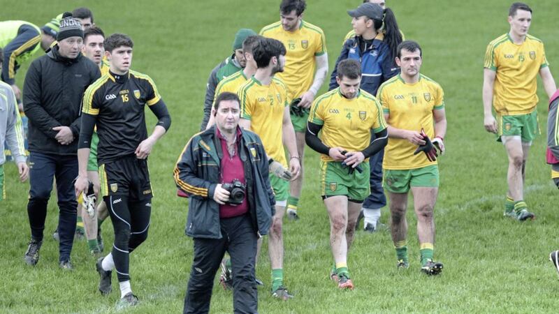 LIFETIME OF MEMORIES: Michael O&rsquo;Donnell, who passed away on Saturday, shared the ups and downs with the Donegal county teams during his 40 years as a leading photographer. Picture by Margaret McLaughlin 
