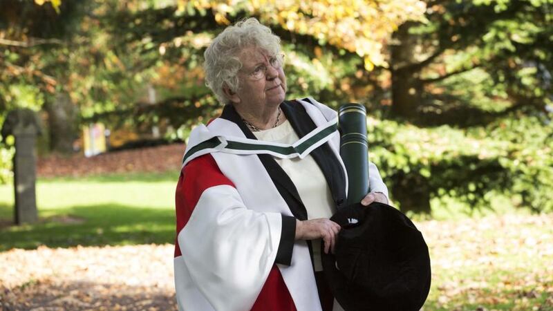 Derry writer Nell McCafferty was made an honorary doctor of literature by University College Cork. Picture by Clare Keogh 