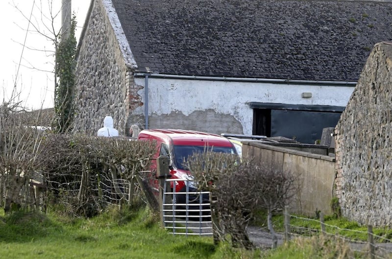 The scene in Magheramorne where a toddler was killed and a mother and baby were injured. Picture by Mal McCann 