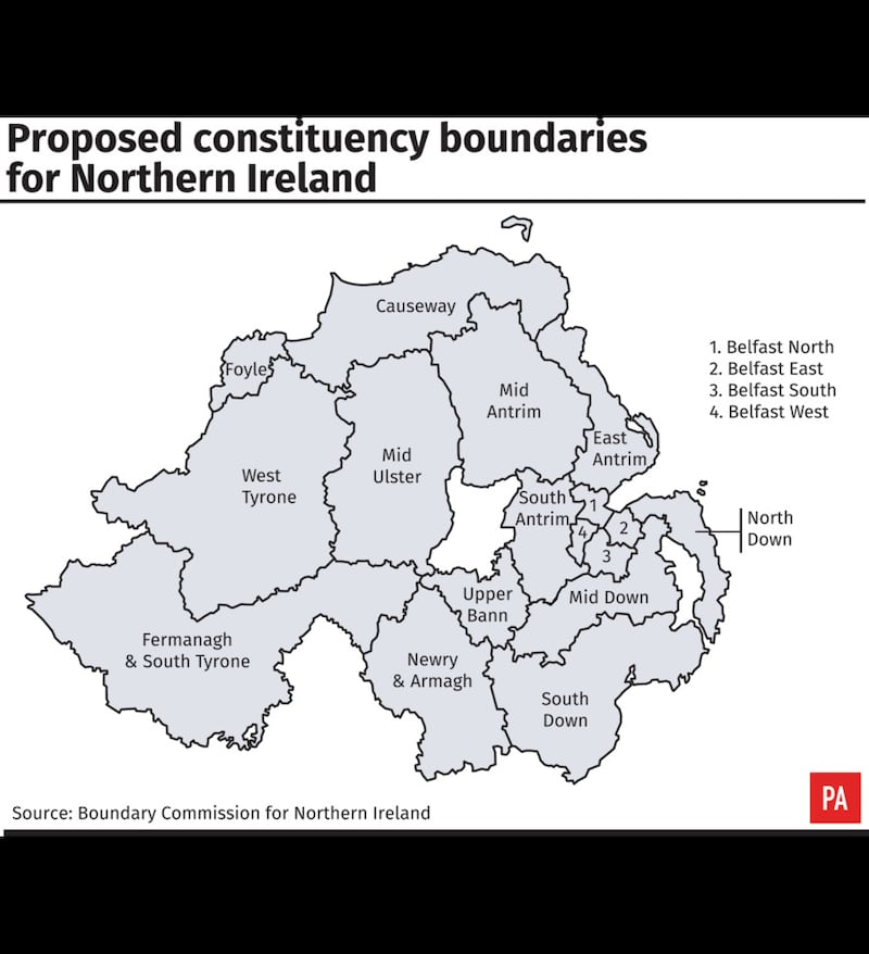 Belfast to retain four constituencies under revised electoral boundary plan