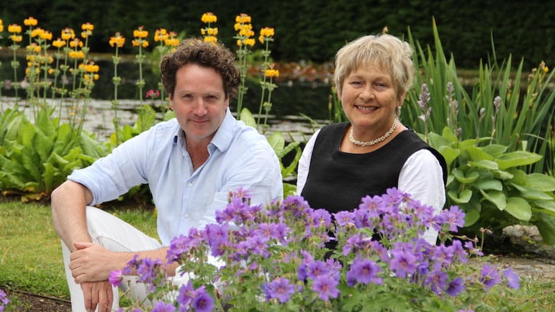 Top Irish gardeners Diarmuid Gavin and Helen Dillon 