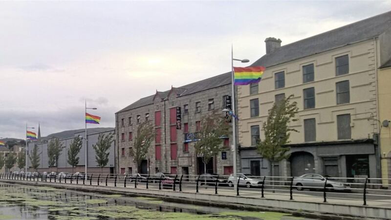 Pride in Newry brought a rainbow of colour onto the streets of the Co Down city 
