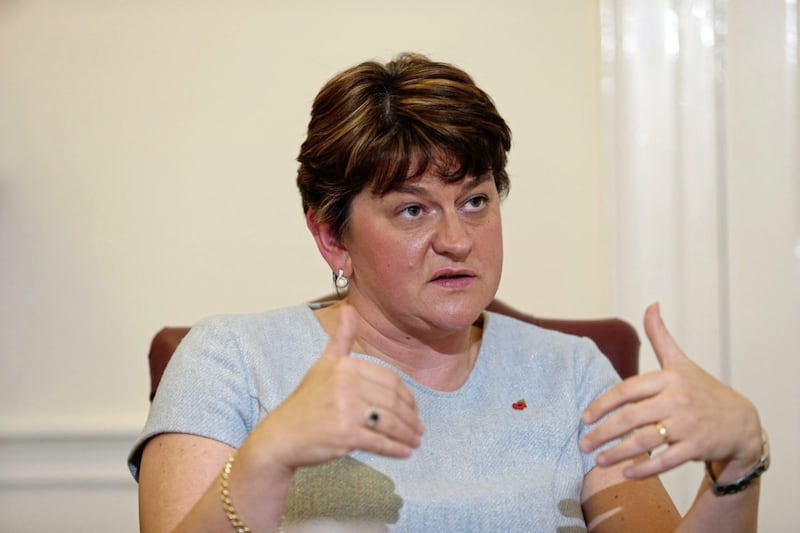 DUP leader and First Minister Arlene Foster Picture Mal McCann. 