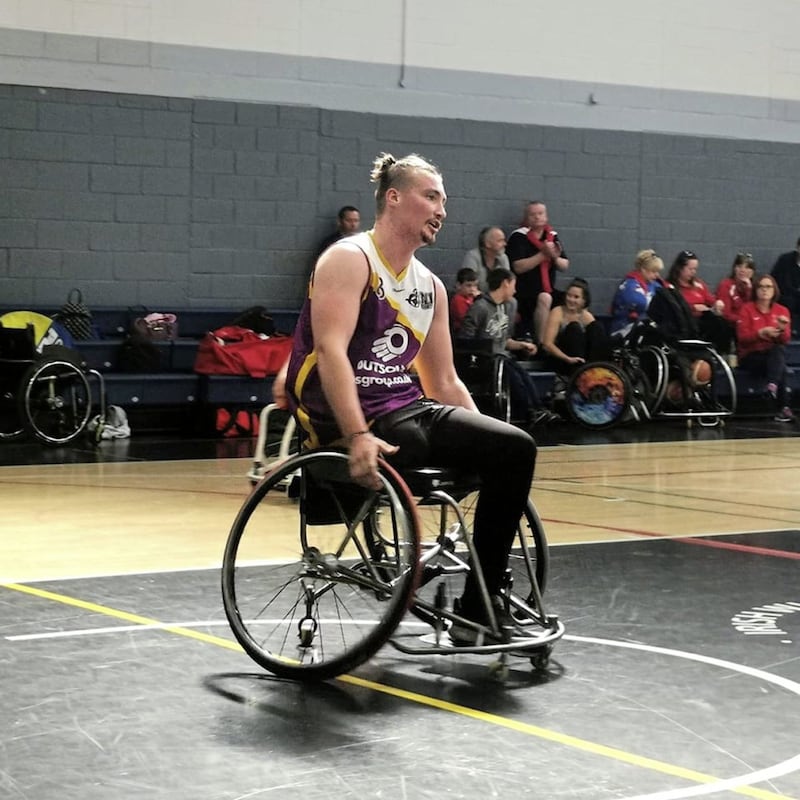 Ross Davidson hopes to compete in wheelchair basketball in the 2022 Commonwealth Games 