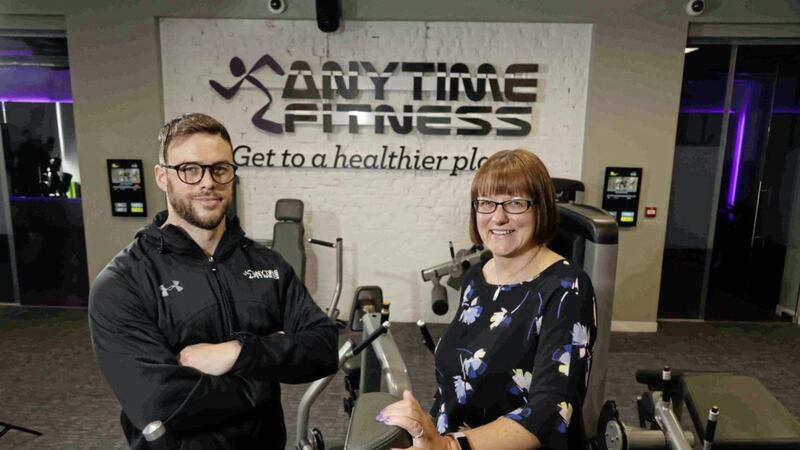 Anytime Fitness franchisee Bradley Bate with Jennifer Hood, HSBC UK&#39;s relationship director for corporate banking in Northern Ireland 