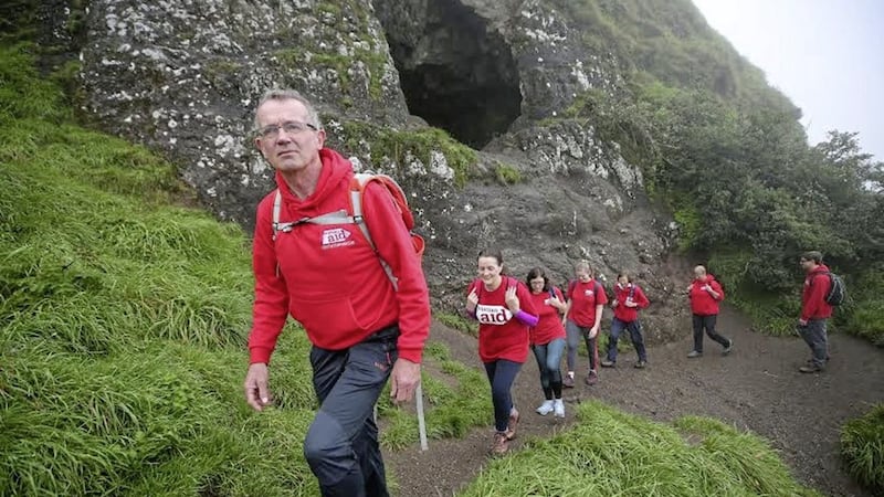 Dawson Stelfox is encouraging people to organise walks to support Christian Aid  