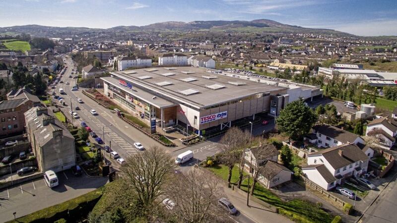 The Tesco complex in Newry was sold for more than &pound;27m last year 