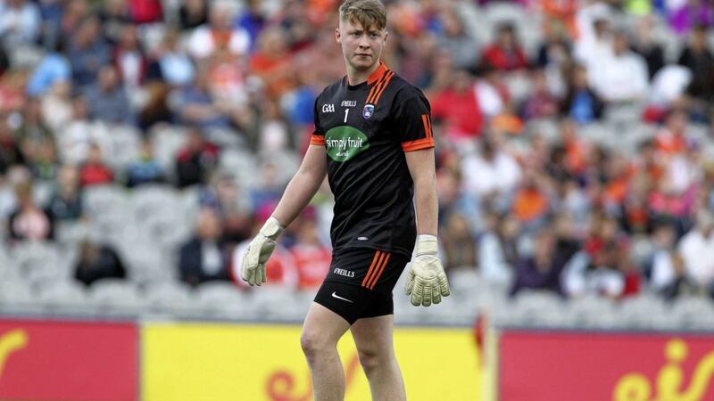 Armagh's win against Dublin at Croke Park was 'just two points' says goalkeeper Blaine Hughes. Picture by Seamus Loughran.