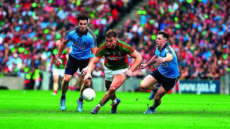 &nbsp;Dublin&rsquo;s Philly McMahon will be detailed to keep tabs on Mayo full-forward Aidan O&rsquo;Shea tomorrow in a tussle which could be crucial to the outcome of the All-Ireland SFC final.&nbsp;Picture by Seamus Loughran