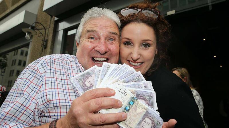 John Linehan and Bronagh Waugh pictured last night at a crowd funding event to help raise money for the arts sector. Picture by Hugh Russell 