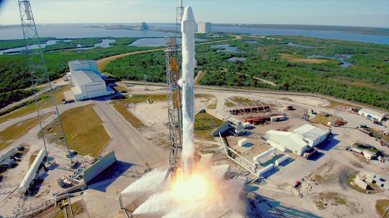SpaceX's Dragon rocket.