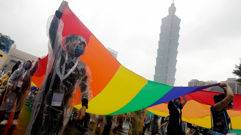 The Taiwan Pride Parade began in 2003 with just 700 participants gathering in a park in central Taipei.