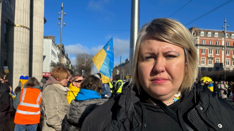 Ukrainian Action In Ireland spokeswoman Olha Chekmaieva