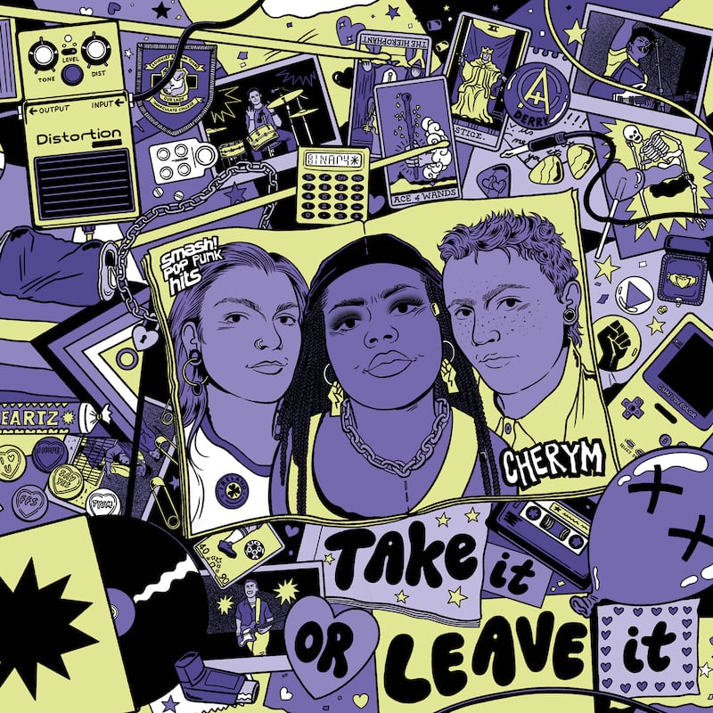 The album cover for Cherym's Take It or Leave It