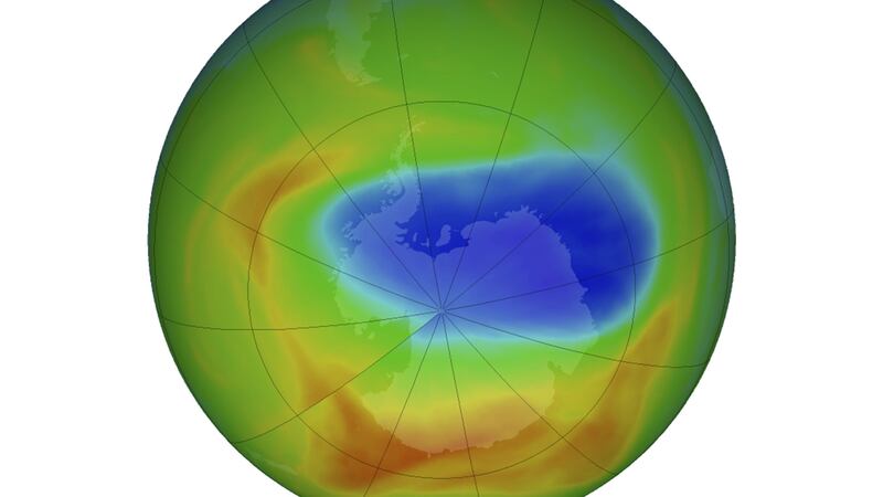 The average hole in the Earth’s protective ozone layer is 3.6 million square miles.