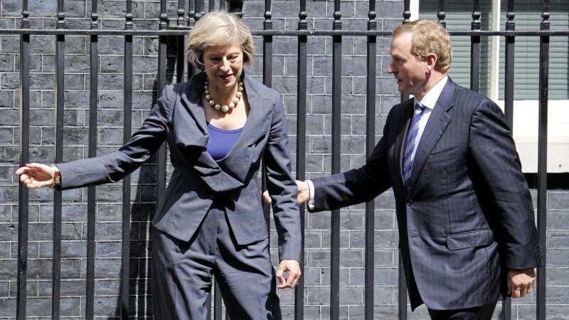 Theresa May and Enda Kenny are due to meet in Dublin today 