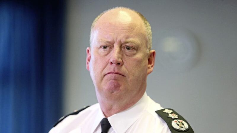 PSNI Chief Constable George Hamilton is due to retire in the summer. Picture by Mal McCann
