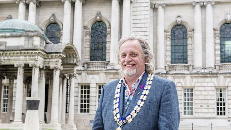 Hospitality boss Michael Stewart, who has taken on the role as Belfast Chamber&#39;s new president. 