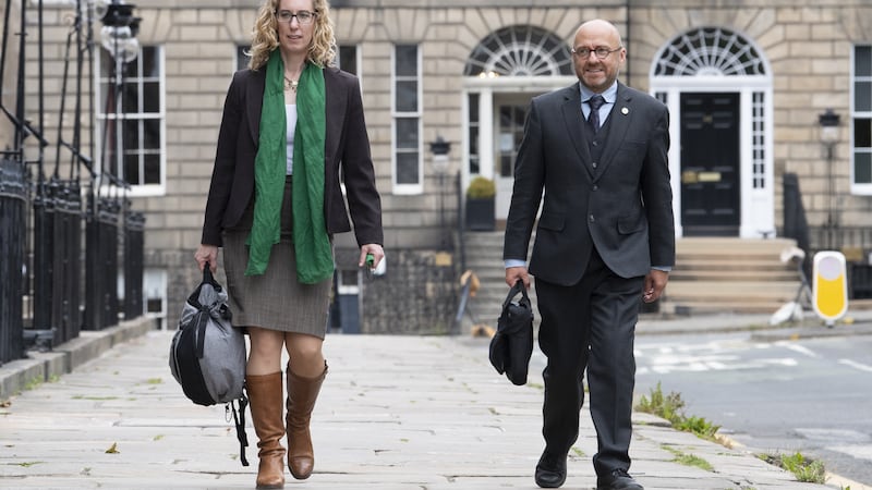 Scottish Green co-leaders Patrick Harvie and Lorna Slater became ministers at Holyrood as a result of the Bute House Agreement