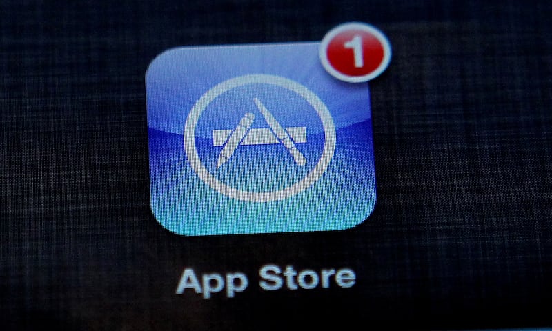 Apple's app store.