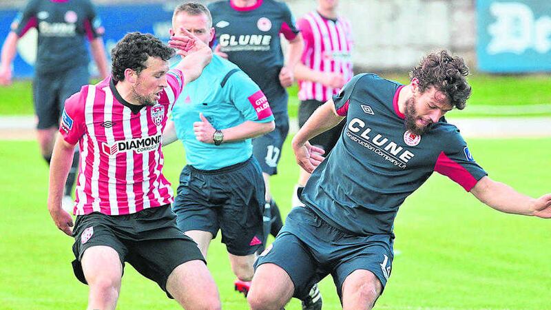 Derry City's Barry McNamee scored the only goal of the game on Friday night&nbsp;