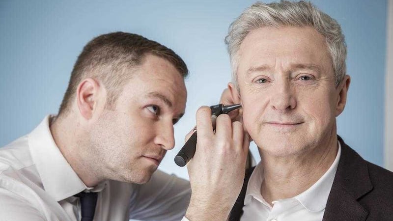 There definitely shouldn&#39;t be a stigma about hearing loss because it&#39;s just the same as needing glasses, says Louis Walsh 