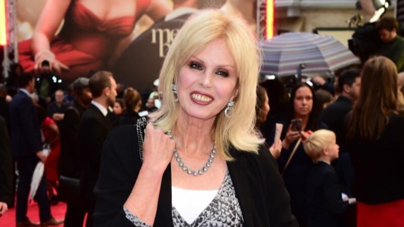 Joanna Lumley at a premiere