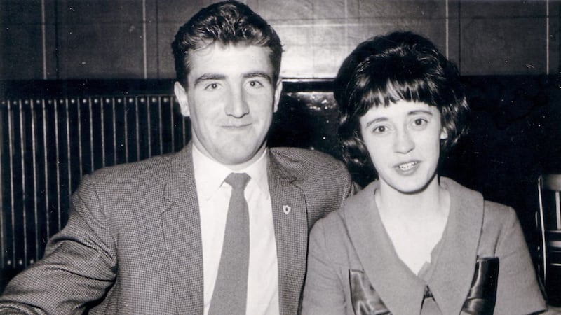 M&aacute;ire and Se&aacute;n Mac Se&aacute;in, who were the third family to move into the Shaw&#39;s Road Gaeltacht community 