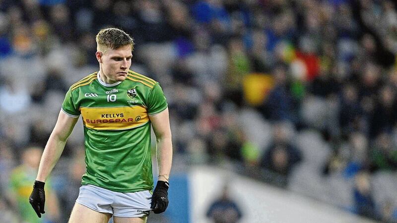Ethan Doherty pictured at the end of Sunday&#39;s All-Ireland club final. Picture by Mark Marlow 