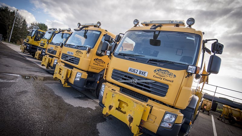 Cumbria County Council have given 11 of their salt-spreaders new names.