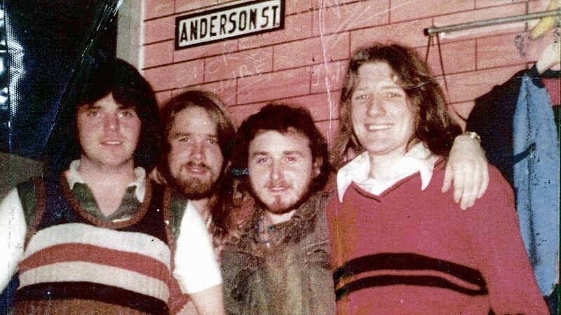 This famous image of Bobby Sands, pictured with Thomas Louden, Gerard Rooney and Denis Donaldson, features in the hunger strike exhibition at Kilmainham Gaol 