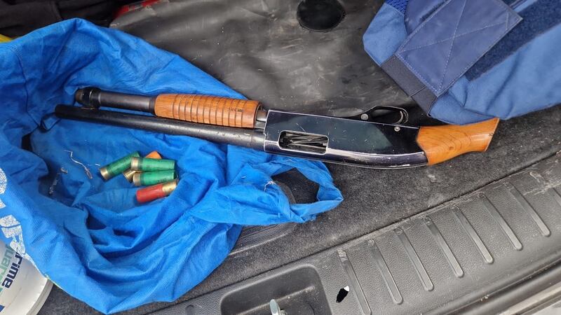 A firearm and ammunition were seized by gardai (PA)