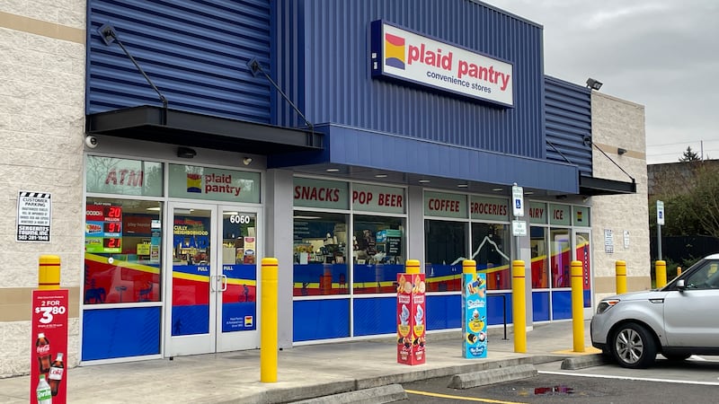 The Plaid Pantry convenience store (Claire Rush/AP)