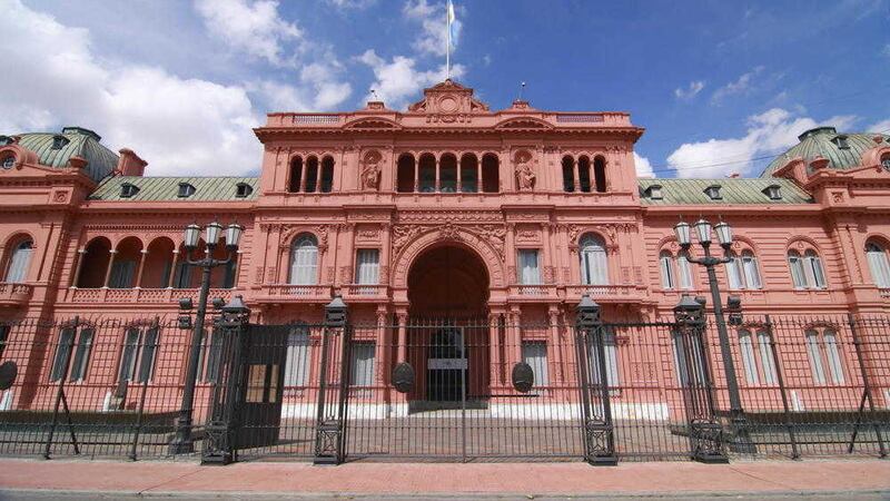 The Casa Rosada, Argentina&#39;s presidential mansion, in Buenos Aires 