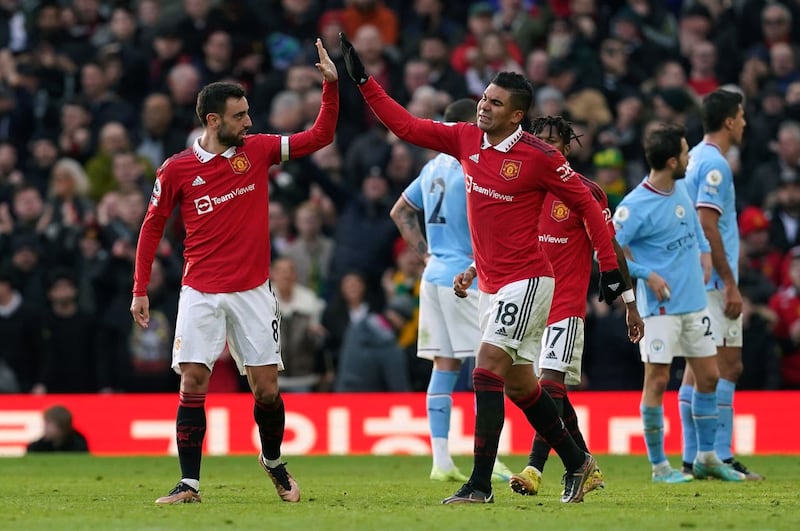 Manchester United beat Manchester City at Old Trafford in January
