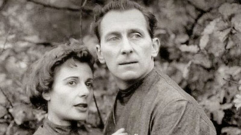 Peter Cushing and Yvonne Mitchell in Nineteen Eighty-Four 