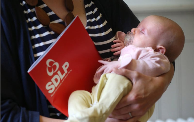 &nbsp;SDLP assembly member Claire Hanna's infant daughter. Picture by Hugh Russell