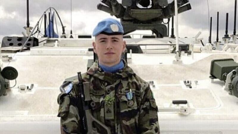 Private Sean Rooney, who was killed during an attack on a UN convoy in Lebanon last December.